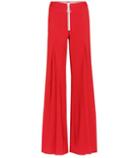 Off-white Central Pleat Wool-blend Trousers