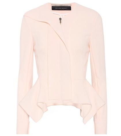 Givenchy Lavenden Peplum Wool Jacket
