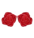 Chlo Resin Rose Earrings