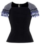 Roland Mouret Leyburn Crêpe Top