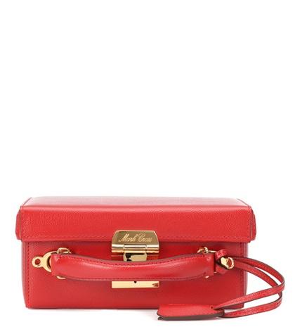 Mark Cross Grace Mini Box Leather Shoulder Bag