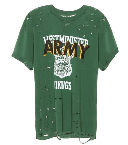 Amiri Distressed Cotton T-shirt