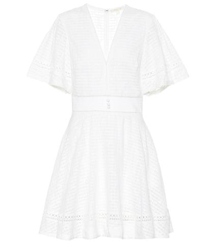 3x1 Broderie Anglaise Cotton Minidress