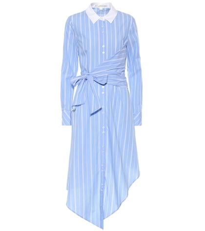 Jonathan Simkhai Striped Cotton Shirt Dress