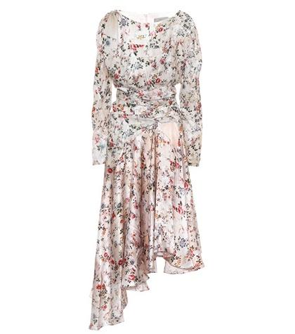 Maticevski Kay Floral Satin Dress