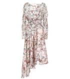 Maticevski Kay Floral Satin Dress