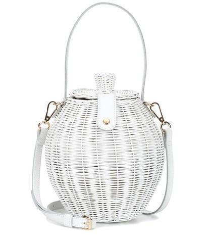 Ulla Johnson Tautou Wicker Basket Bag