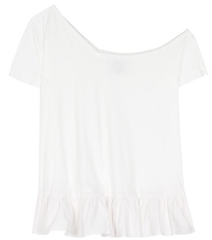 Stuart Weitzman Off-the-shoulder Cotton Top