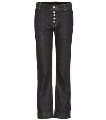 Alexachung Tokyo High-waisted Cropped Jeans