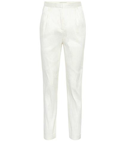 Mansur Gavriel Linen-blend Pants
