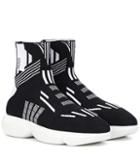 Linda Farrow Knit High-top Sneakers