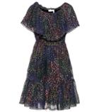 Chlo Printed Cotton And Silk-blend Crepon Dress