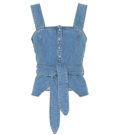 Nanushka Kaiko Denim Top