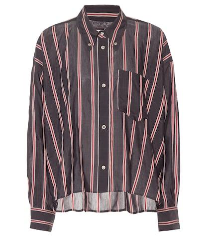 Isabel Marant, Toile Ycao Striped Cotton-blend Shirt