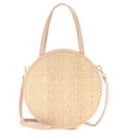 Kayu Carrie Straw And Leather Tote