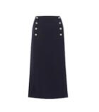 Polo Ralph Lauren Embellished Wool-blend Skirt
