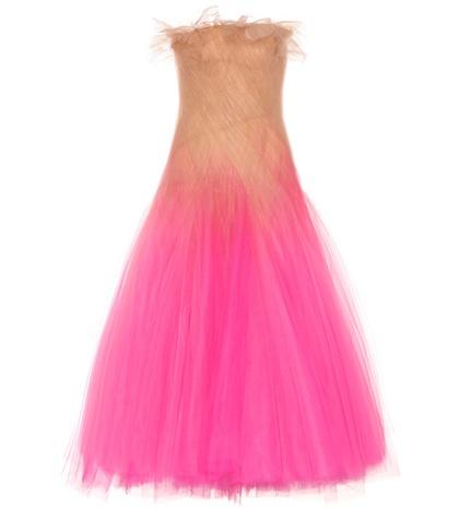 Stouls Strapless Tulle Gown
