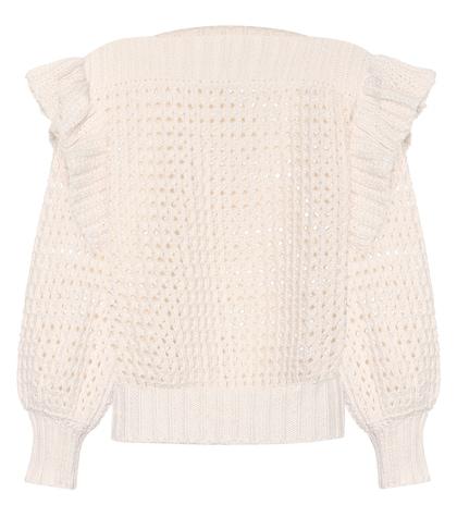 Philosophy Di Lorenzo Serafini Cotton-blend Crochet Sweater