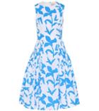 Carolina Herrera Floral-printed Cotton-blend Dress