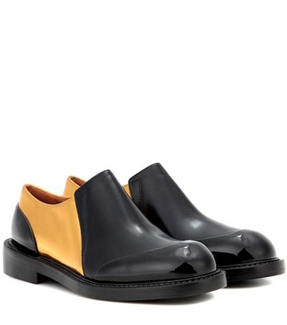 Alexander Mcqueen Leather Slip-on Loafers