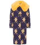 Miu Miu Wool-blend Jacquard Coat