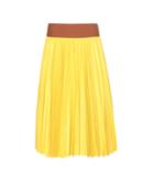 Marni Pleated Leather Skirt
