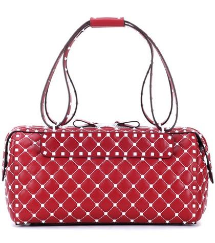 Valentino Valentino Garavani Free Rockstud Spike Leather Shoulder Bag