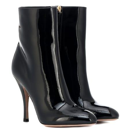Valentino Garavani Valentino Garavani Killer Stud Patent Leather Ankle Boots