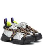 Gianvito Rossi Flashtrek Embellished Sneakers