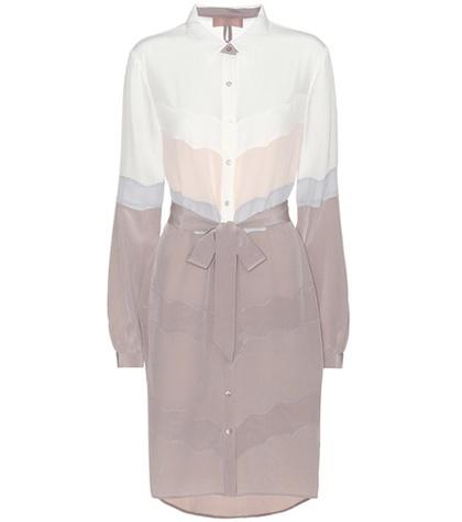 81hours Up Silk Shirt Dress