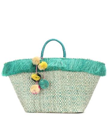 Kayu Kahuna Fringed Straw Tote