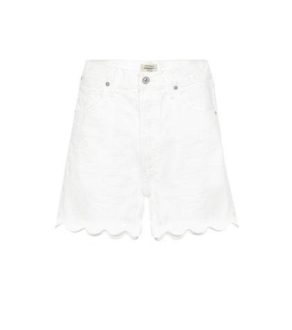 Citizens Of Humanity Audrey Scallop Denim Shorts