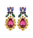 Miu Miu Crystal Clip-on Earrings