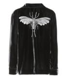For Restless Sleepers Embroidered Velvet Shirt