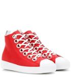 Dolce & Gabbana Embellished High-top Sneakers