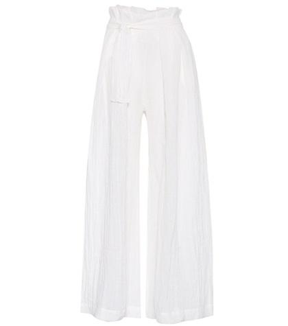 Three Graces London Linen-blend Trousers