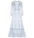 Camilla Checked Silk Dress