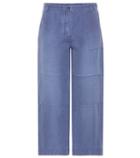 Roberto Cavalli Cropped Wide-leg Trousers