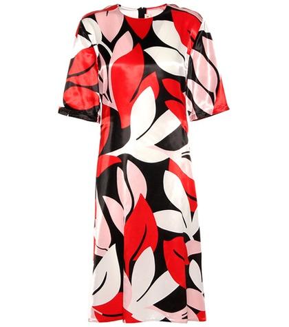 Marni Printed Satin Dress
