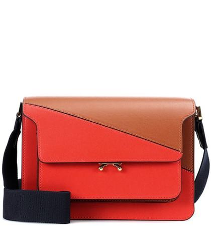 Gianvito Rossi Trunk Leather Shoulder Bag