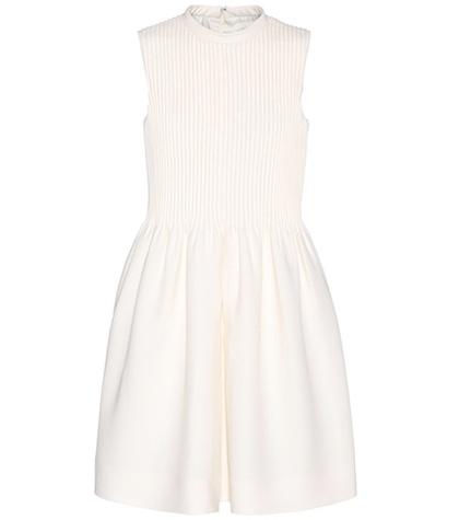 Valentino Wool And Silk Sleeveless Dress