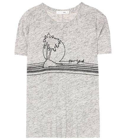 Rag & Bone Printed Linen T-shirt