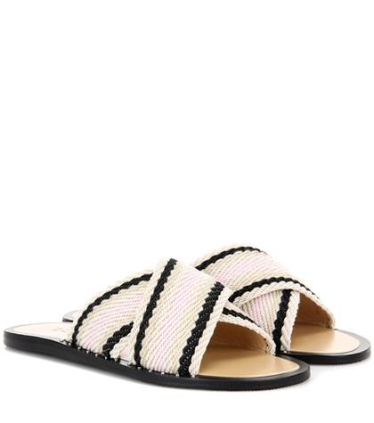 Prada Keaton Slide Slip-on Sandals