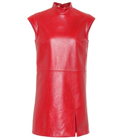 Miu Miu Leather Minidress