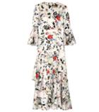 Erdem Florence Floral-printed Silk Dress