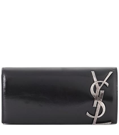 Saint Laurent Smoking Leather Clutch