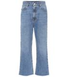 Alexander Mcqueen Cropped Mid-rise Jeans