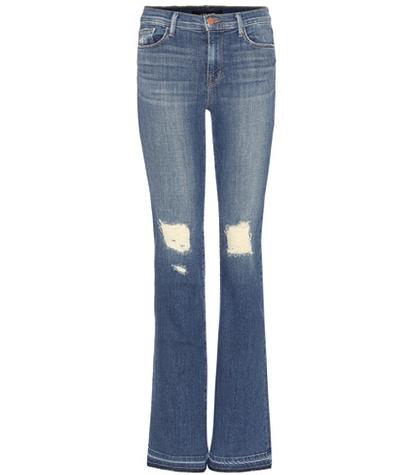 J Brand Brya Mid-rise Boot Cut Jeans