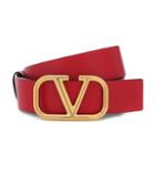 Valentino Garavani Valentino Garavani Go Logo Leather Belt