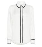 Tod's Genevia Silk-blend Satin Shirt